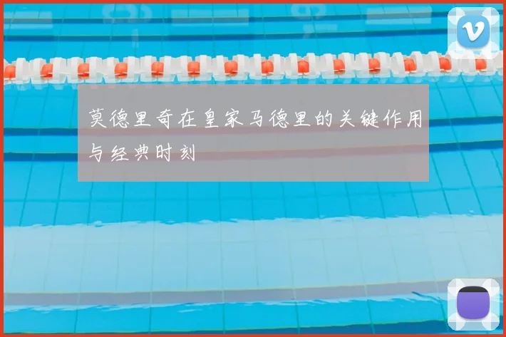 莫德里奇在皇家马德里的关键作用与经典时刻