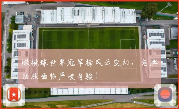 橄榄球世界冠军榜风云变幻，老牌劲旅面临严峻考验！
